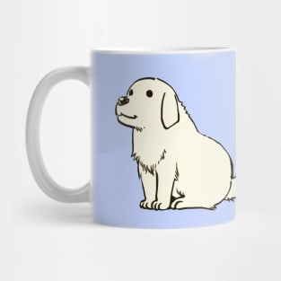 I draw chiyo chan's white dog tadakichi-san / azumanga daioh Mug